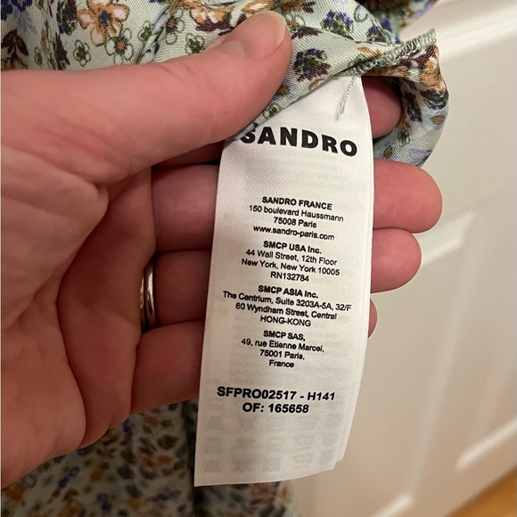 Sandro - Floral-print dress - Picture 9 of 10